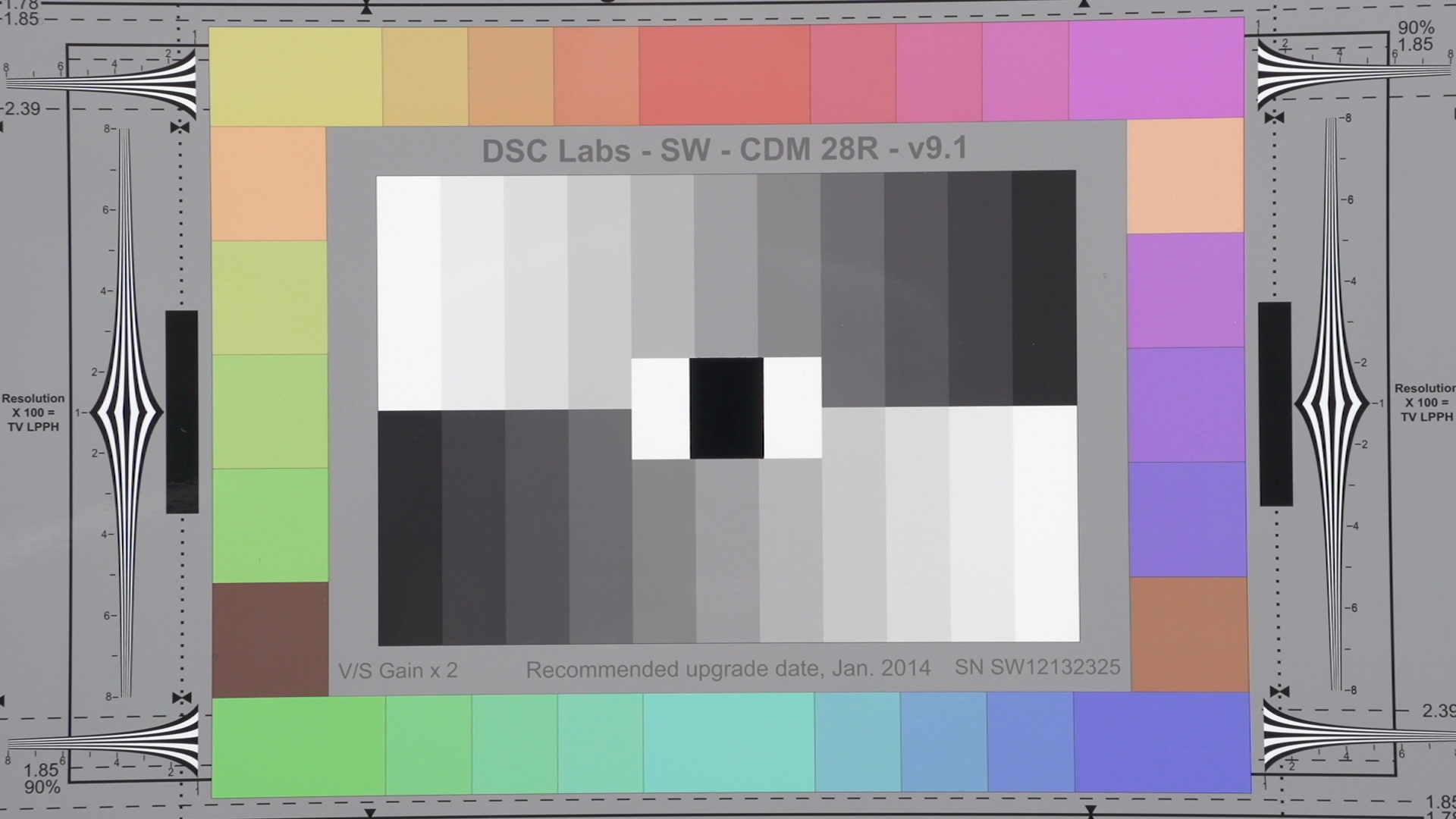 White Balance Chart